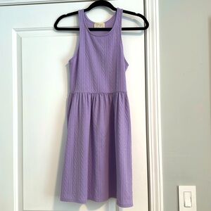 Everly light purple XS sleeveless sweater material dress